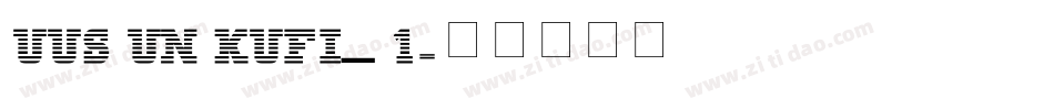 UUS UN KUFI_1字体转换